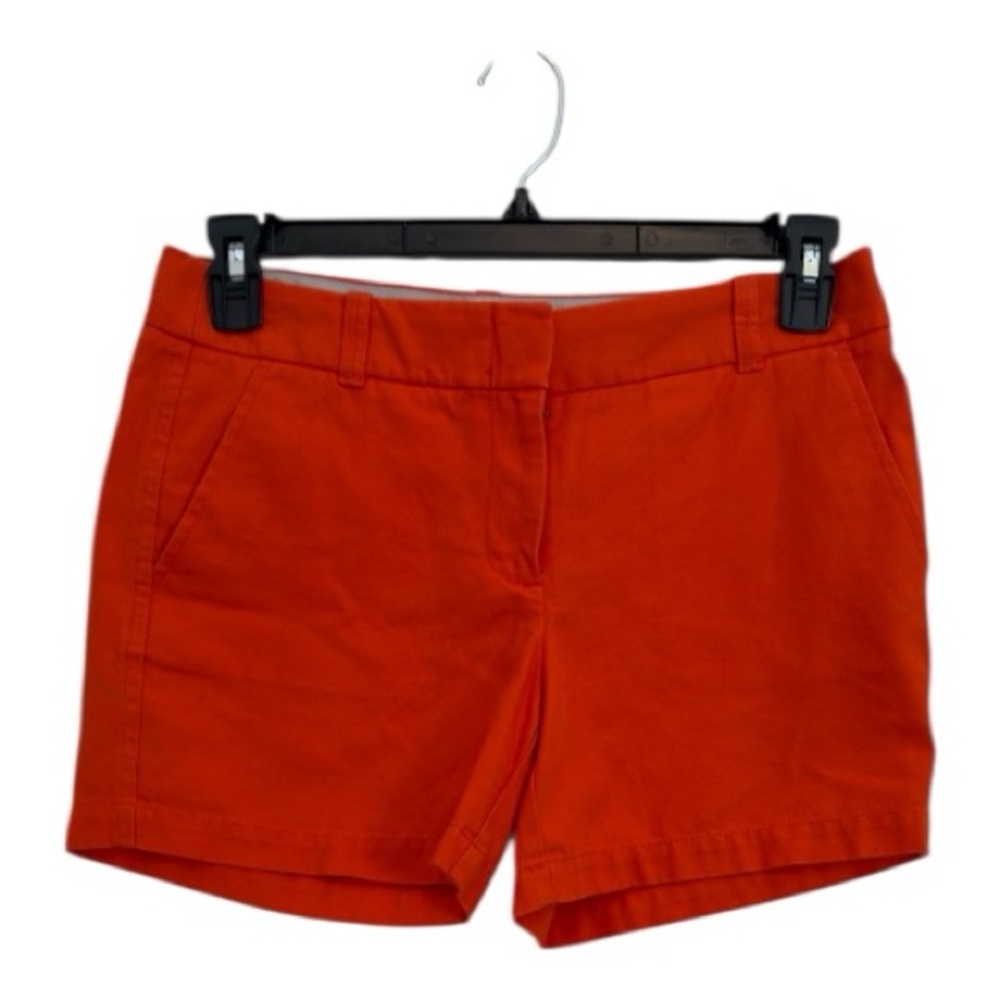 J Crew‎ Vibrant Orange Women's Shorts Sz 4